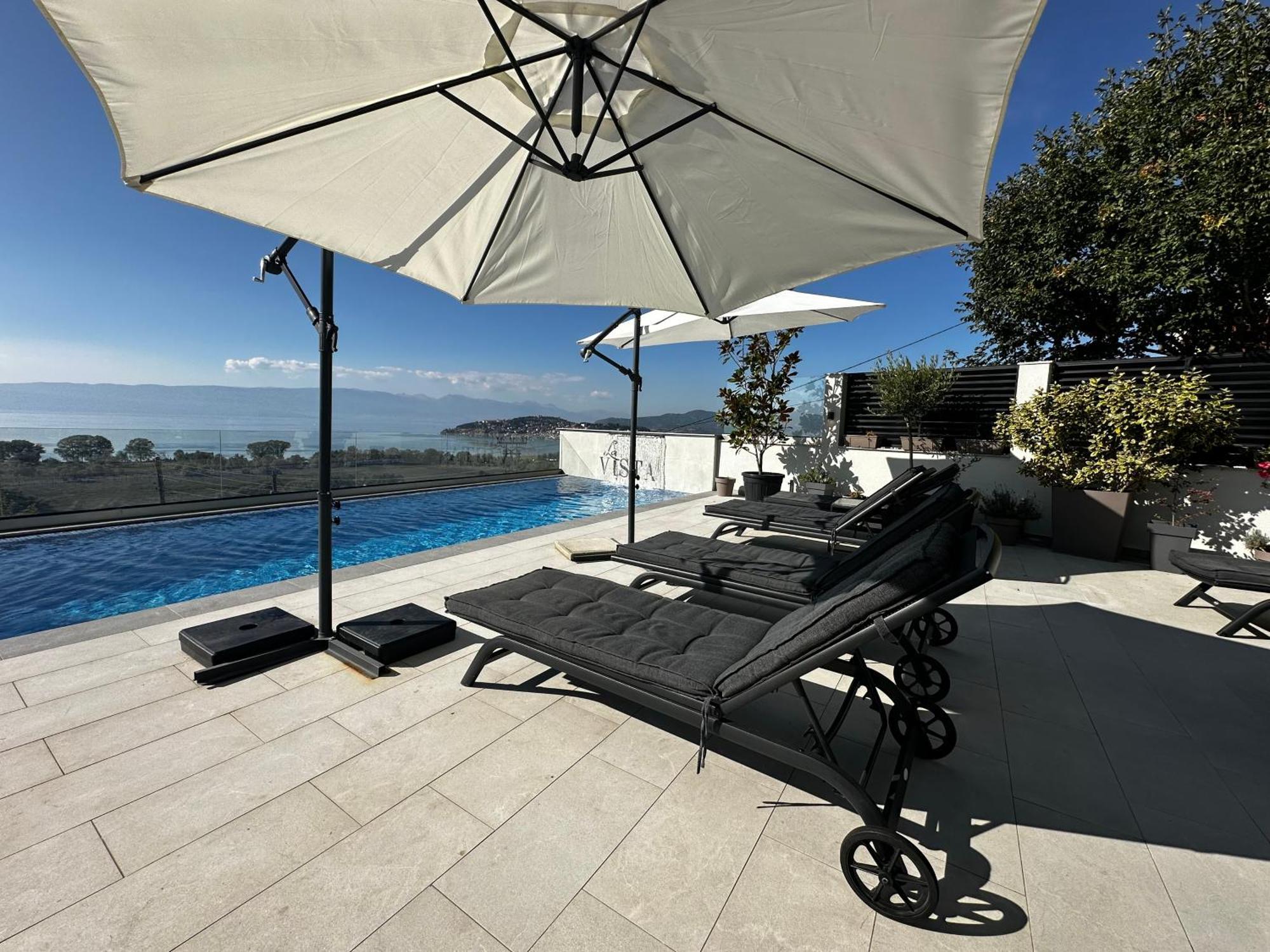 La Vista Luxury Villa โอครีด ภายนอก รูปภาพ