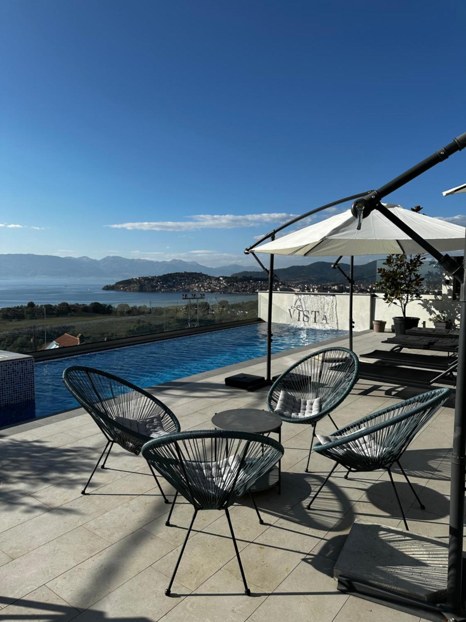 La Vista Luxury Villa โอครีด ภายนอก รูปภาพ