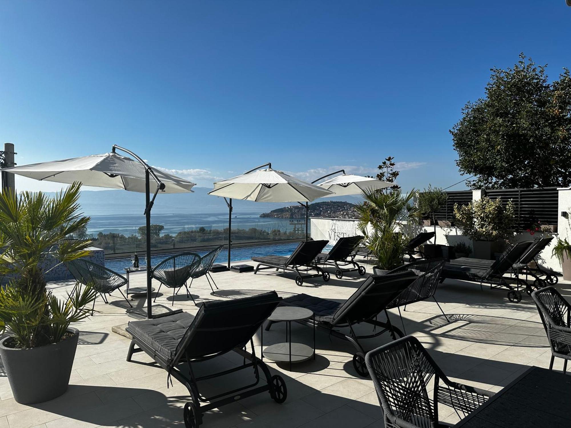 La Vista Luxury Villa โอครีด ภายนอก รูปภาพ